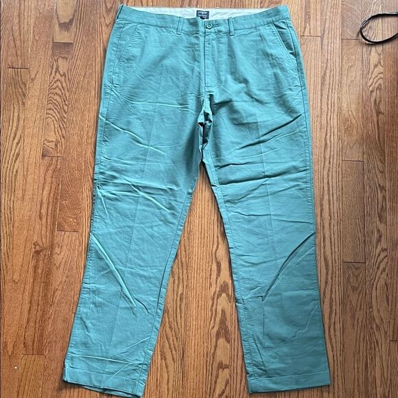 J. Crew The Sutton Green Chinos Sz 36/30 NWT - Picture 1 of 10
